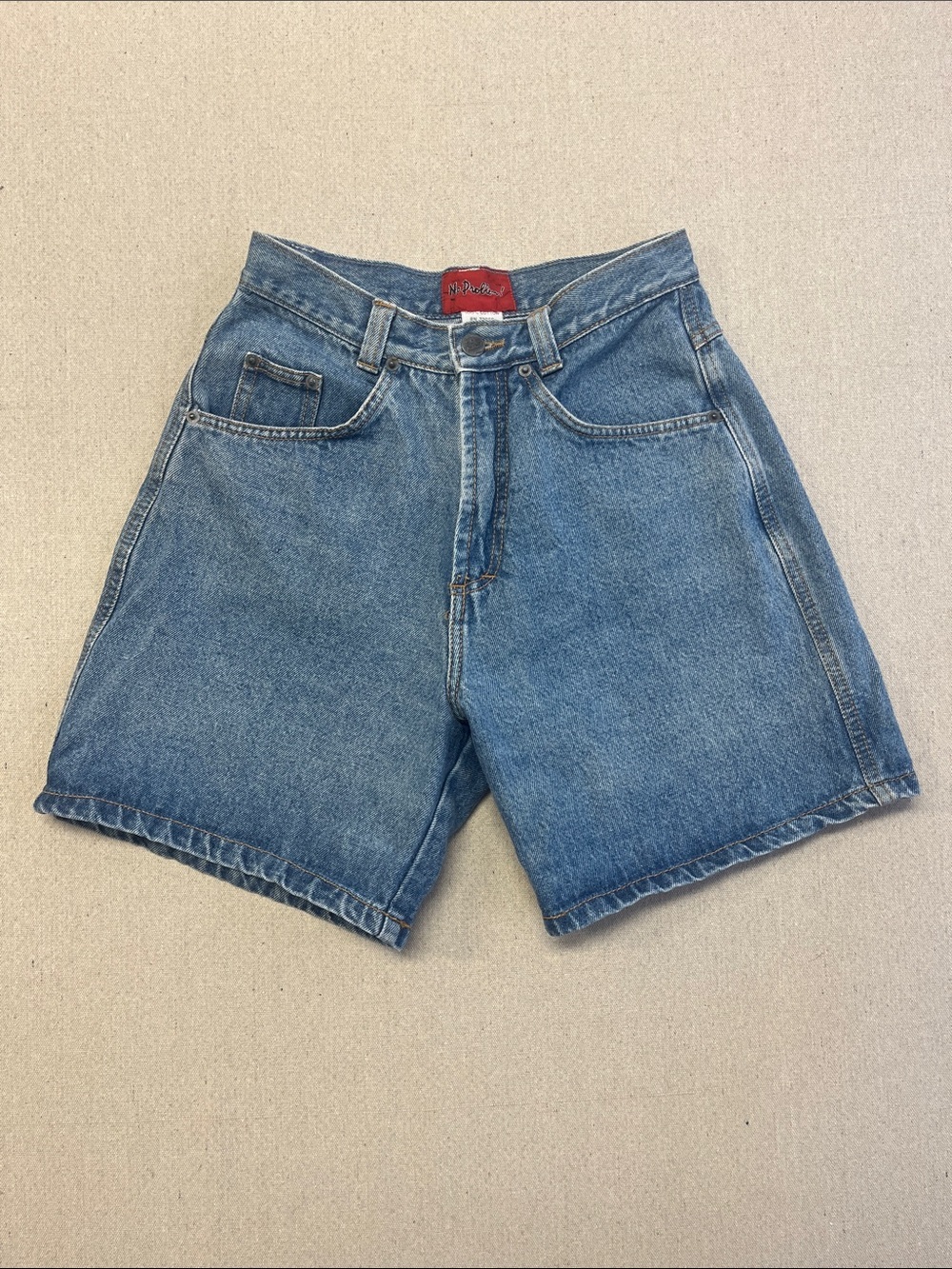 Vintage No Problem High Rise Mom Jean Shorts 9/10 100% Cotton 90s Y2K